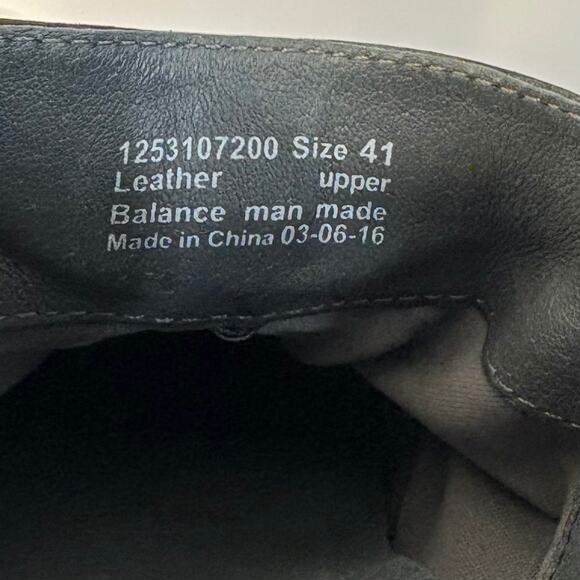 Dansko Sheena Slouchy Black Leather Wedge Bootie Women’s Size 41/10.5 - Picture 7 of 14